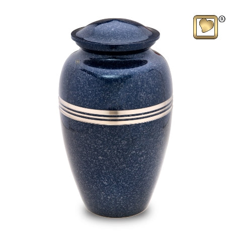 Classic Speckled Indigo Urn