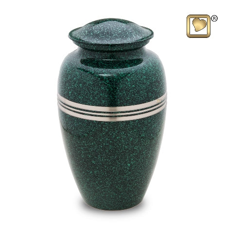 Classic Speckled Emerald Urn