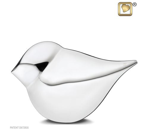 Silver Soul Birds Female Urn