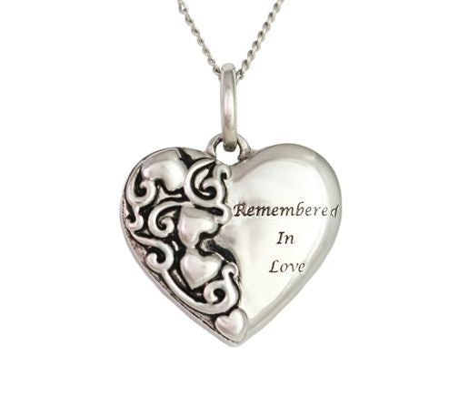 Remembered In Love Ash Pendant
