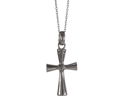 Small Cross Ash Pendant