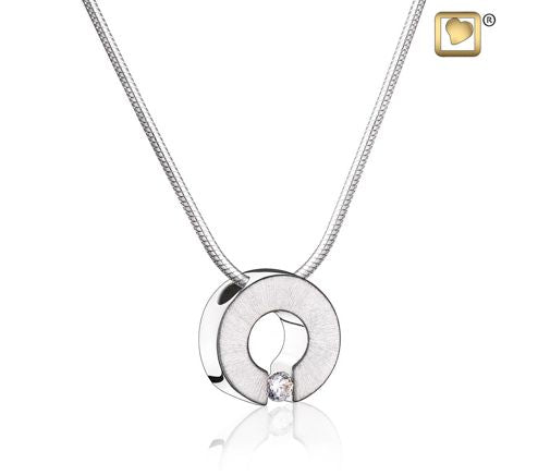 Omega Sterling Silver Ash Pendant