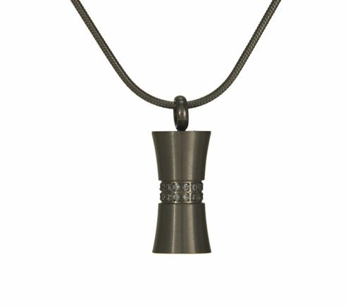 Hourglass Pendant – Pewter