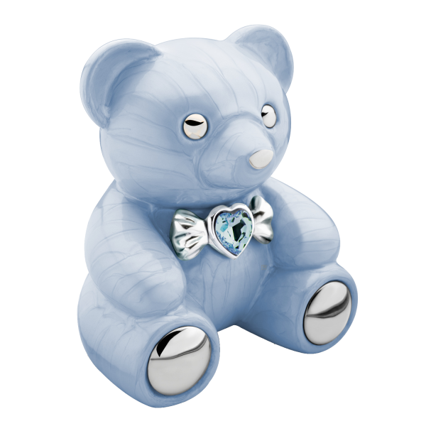 Cuddle Bear Blue Urn