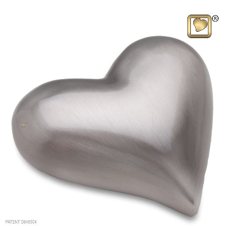 Pewter (brushed) Heart
