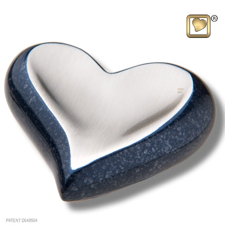 Speckled Indigo Heart