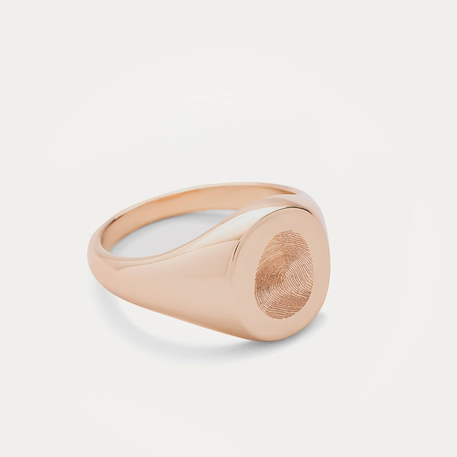 The Classic Fingerprint Signet Ring