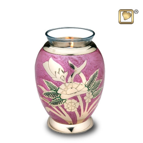 Tealight Urn – Rose (Lilac)