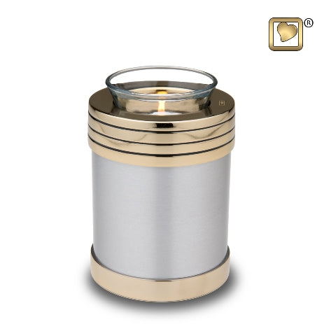 Tealight Urn – Elegant Pewter