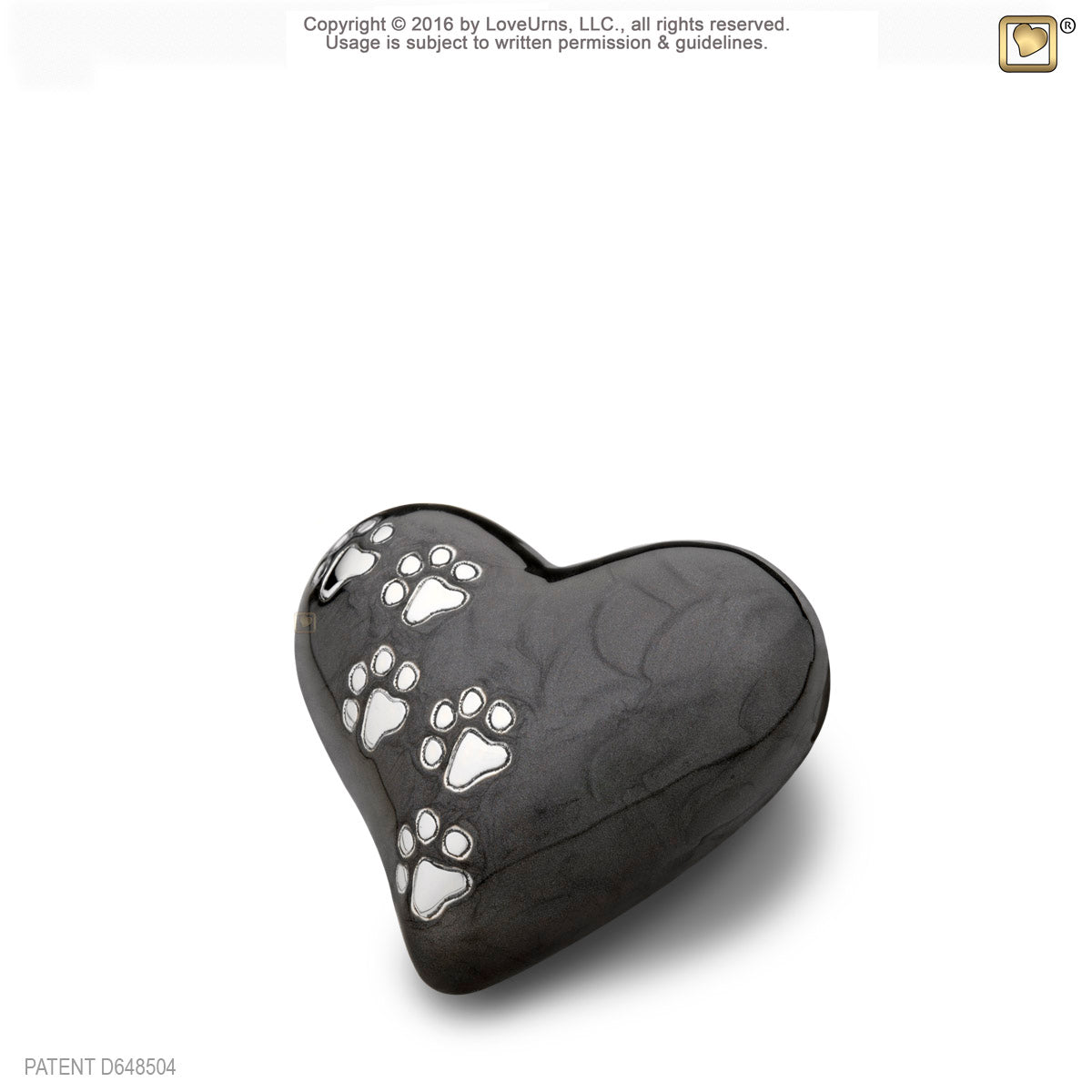 Heart Pearlescent Midnight KS