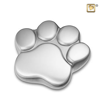Paw Keepsake Brushed Pewter