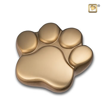 Paw Keepsake Brushed Brass