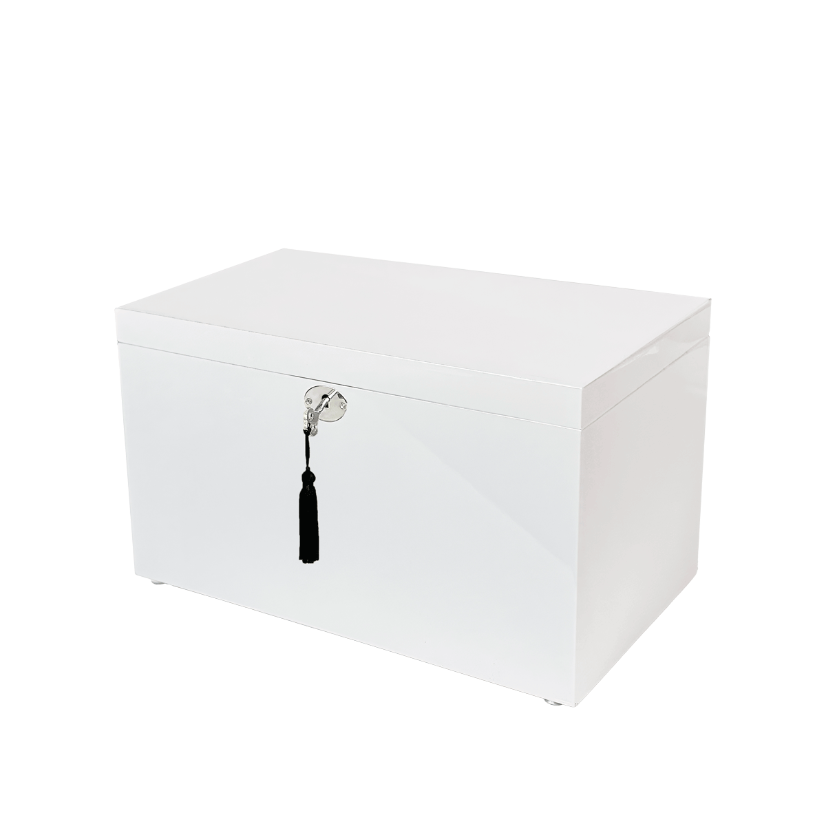 White Lacquer Memento Box