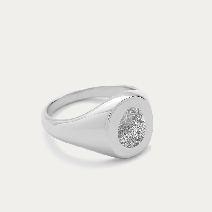 The Classic Fingerprint Signet Ring