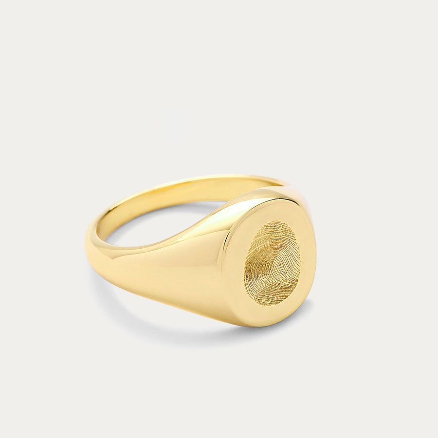 The Classic Fingerprint Signet Ring