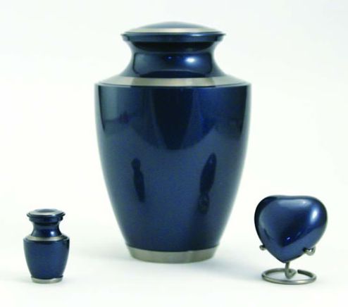 Trinity Moonlight Blue Urn