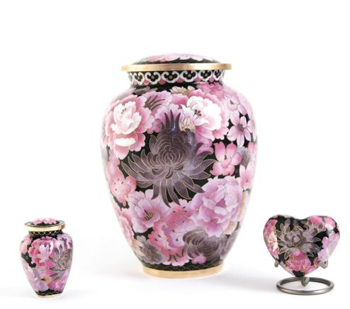 Elite Cliosonné Floral Blush Urn