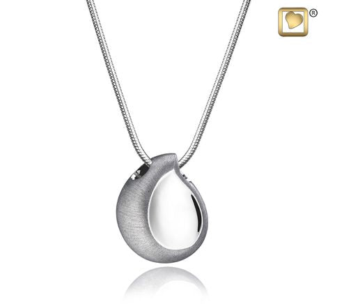 Teardrop (Silver-Two Tone)