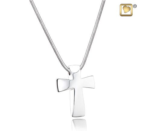 Plain Cross Sterling Silver Pendant