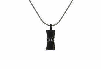 Hourglass Pendant – Onyx