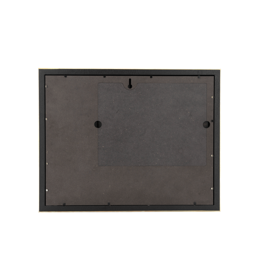 16″ X 12″ Frame Urn BLACK With Collar & Tag Keepsake Spaces