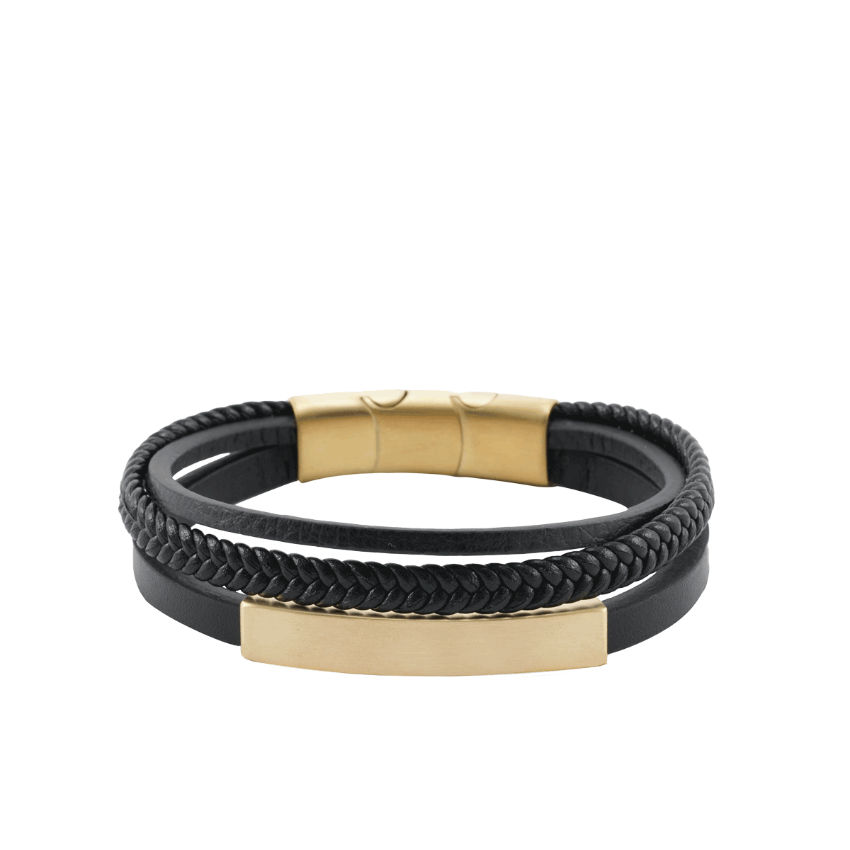 Triple Band Bracelet Bronze/Black