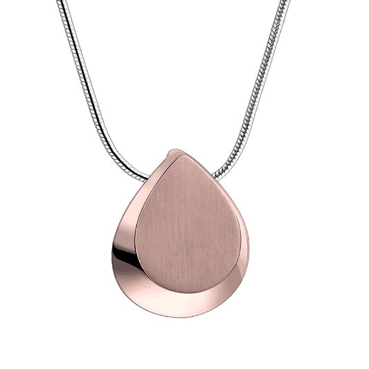 Drop Rose (Gold) Ash Pendant