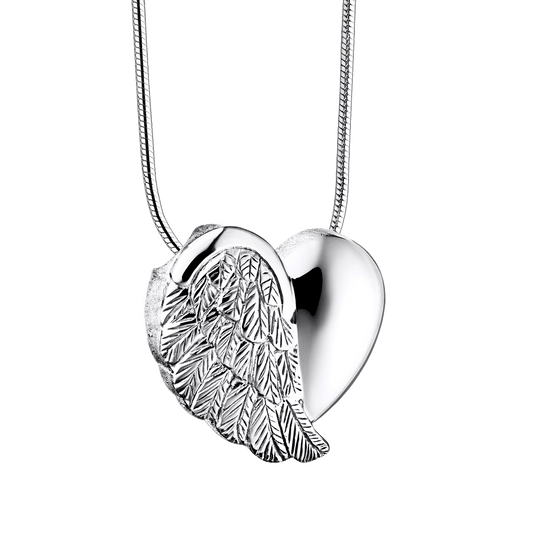 Love Wings (Silver) Ash Pendant