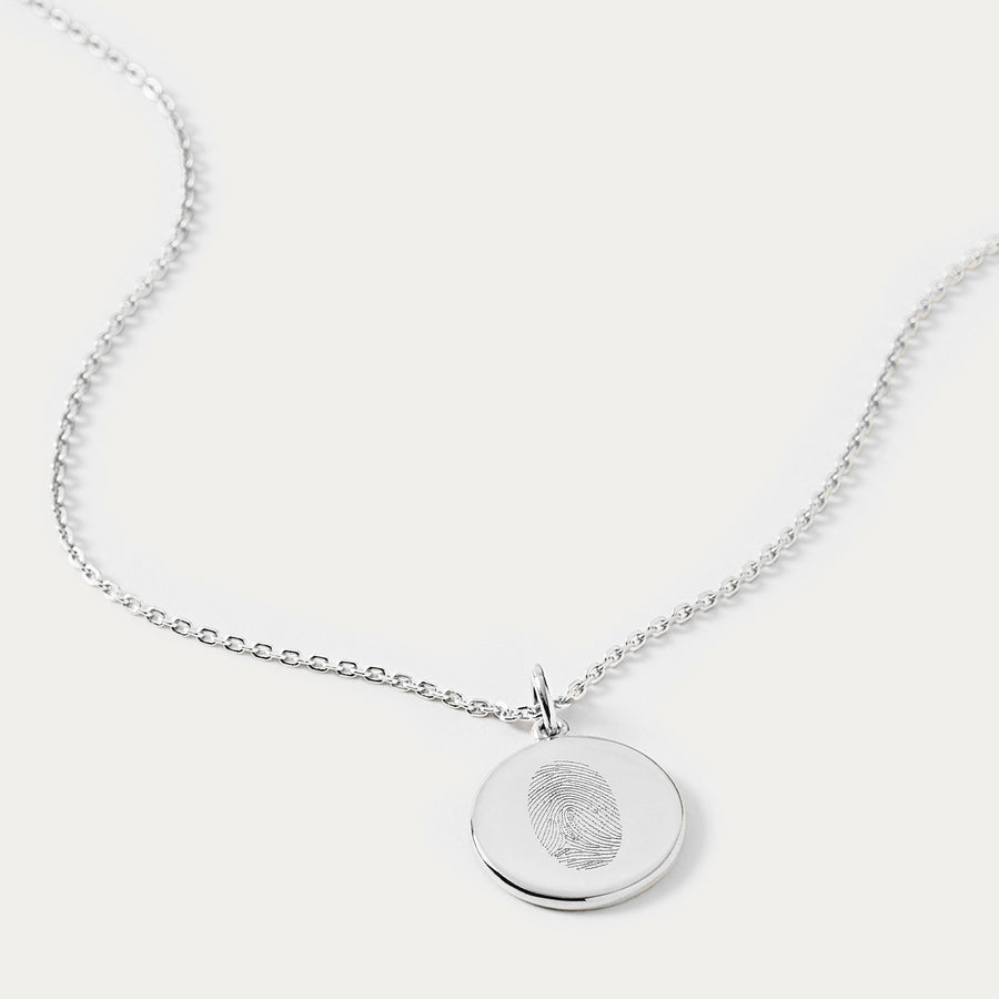 The Classic Fingerprint Necklace | Diamond Chain or Bobble Chain