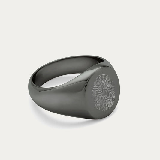 The Classic Fingerprint Signet Ring